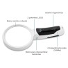 Lupa modular LED con 3 lentes