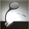 Lupa flexo LED con base y pinza
