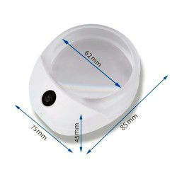 Lupa para sobremesa LED