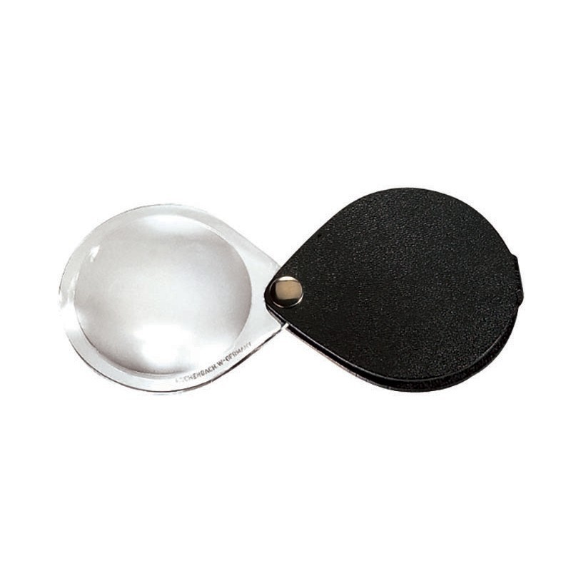 Lupa de bolsillo 6x 30mm negra