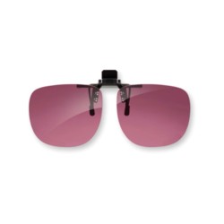 Suplemento para gafas con filtro dark rose para las migranas