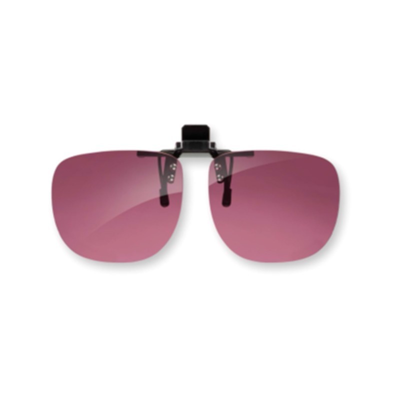 Suplemento para gafas con filtro dark rose para las migranas