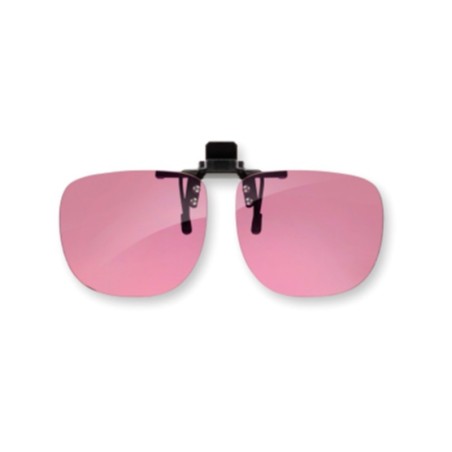Suplemento para gafas con filtro light rose para las migranas