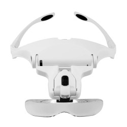 Gafa lupa ajustable con iluminación LED