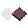 Lupa de bolsillo 3,5x 60mm granate