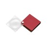 Lupa de bolsillo 3,5x 45mm roja