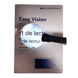 Lupa 2x para lectura con iluminación LED 90mm