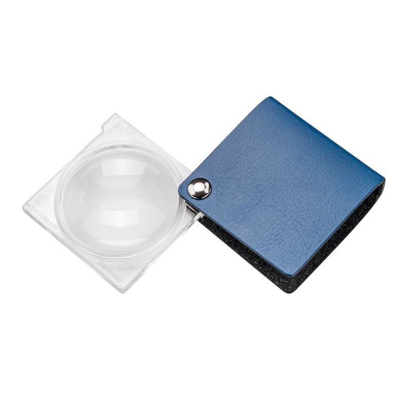 Lupa de bolsillo 3,5x 45mm azul