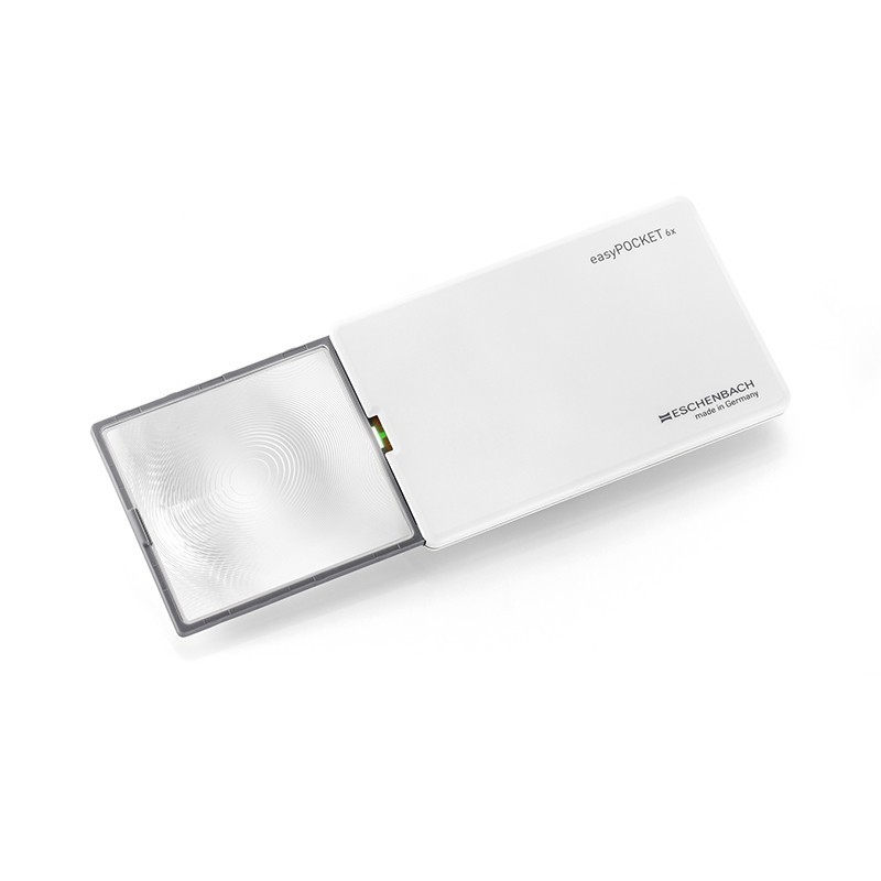 Lupa de bolsillo EasyPocket 6x blanca