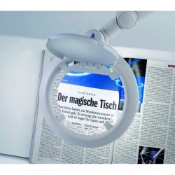 Lupa flexo Vario Led + 2,5x articulada de alta calidad