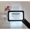 Lupa de mano 3x con batería y iluminación LED 79x46mm.