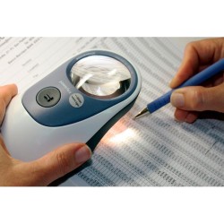 Lupa Powerlux con iluminación LED 3,5x