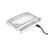 Lupa 2x con iluminación led y batería recargable