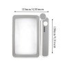 Lupa 2x con iluminación led y batería recargable