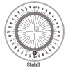 Lupa de pie Vario-focus con escala de precisión 10x