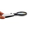 Lupa bifocal con iluminación LED 2,5x y 12x