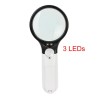 Lupa bifocal con iluminación LED 3x y 12x